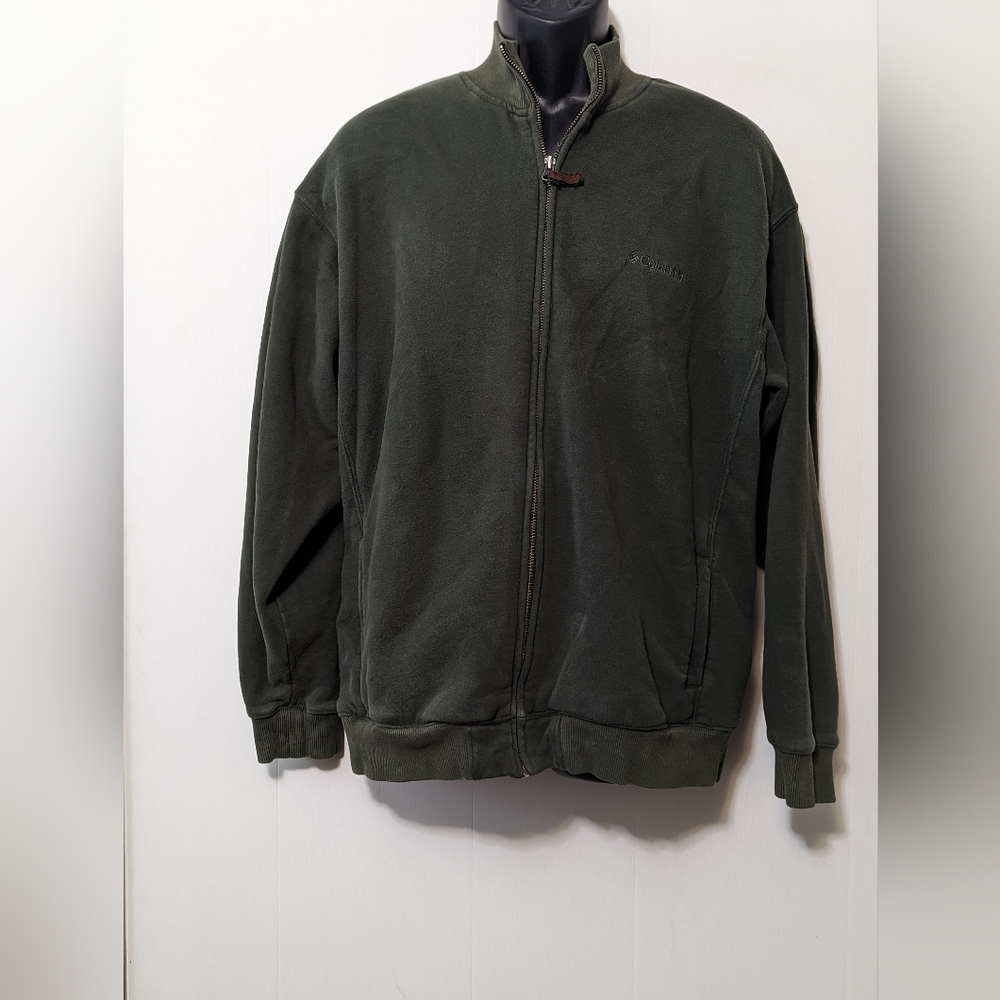 Men's Columbia X.C.O. Full Zip Outdoor/Hiking Jacket Size Large Olive Green